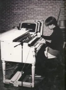 playing the piano