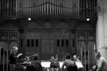 fretwork with ryuichi sakamoto for "out of noise" in london,2008