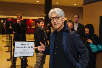 뉴욕 트라이베카 영화제에서 열린 다큐멘터리 영화 'Ryuichi Sakamoto : CODA'의 프리미어 시사회에서. Photo : © Taiana Kiseleva 2018