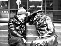 Glenn Gould Park Bench Sculpture