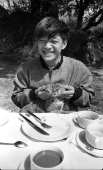 with cat