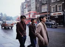Yellow Magic Orchestra, Ryuichi Sakamoto (left), Yukihiro Takahashi (mid), Haruomi Hosono (right)│© Masayoshi Sukita