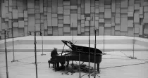 Sakamoto performing at NHK Broadcasting Center’s 509 Studio. Image: Kab Inc.