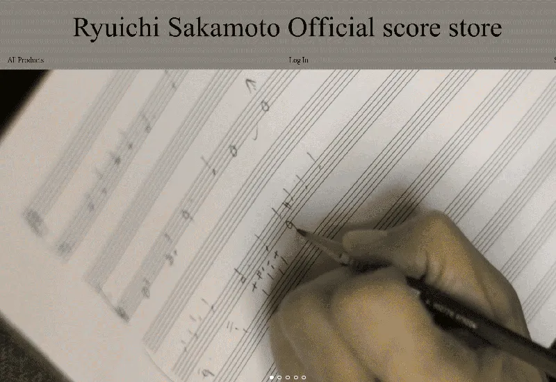 Ryuichi Sakamoto Official Score Store