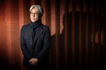 Ryuichi Sakamoto poses for a photograph in Paris.PHOTO: AFP